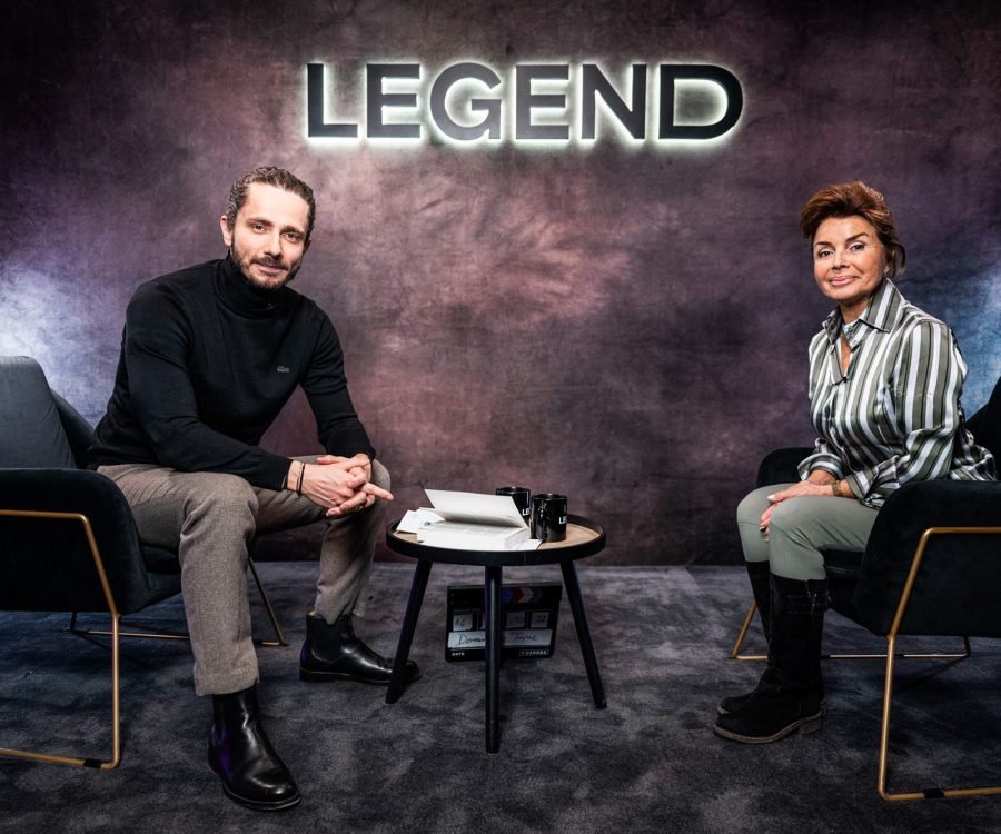 Tournage de l’interview de Dominique Tapie pour LEGEND